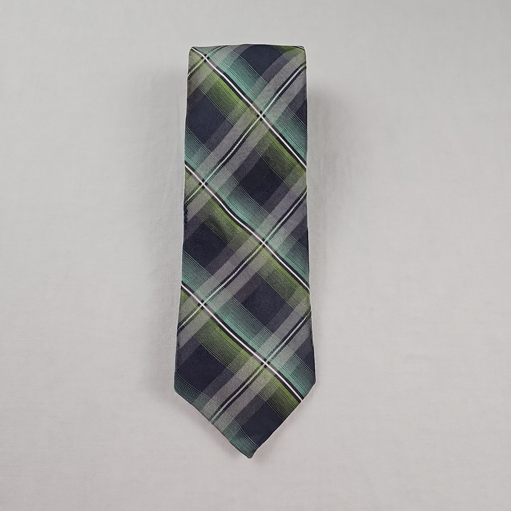 Men's 100% Silk  Necktie Multicolor  Geometric Preppy Classic Formal Dress Tie